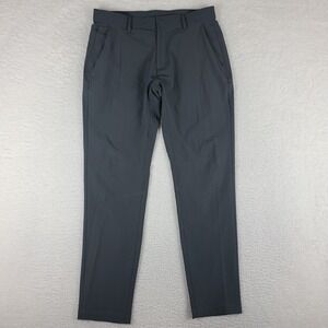 Fabletics Pants Mens 31x32 Dark Gray Skinny‎ Performance Tech Golf Chino